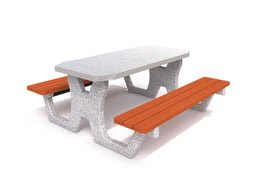 Concrete picnic table 02