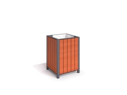 Steel trash bin 08