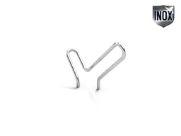 Stainless steel bicycle rack 01