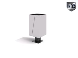 Stainless steel trash bin 08