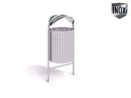 Stainless steel trash bin 06