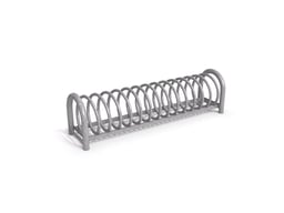 Steel bicycle rack 12