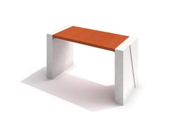 DECO white concrete table 01