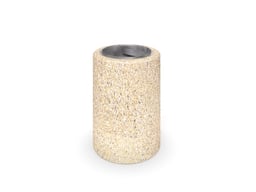 Concrete trash bin 07