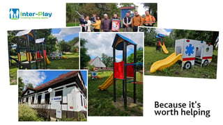 Everything begins with a swing - Playground for the Monar Treatment Center