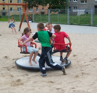 Playground roundabout