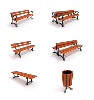 Urban furnitures