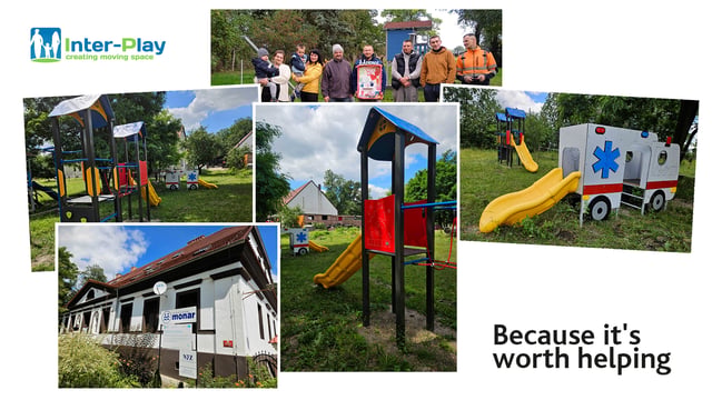 Everything begins with a swing - Playground for the Monar Treatment Center