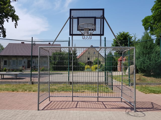 Playing outdoors